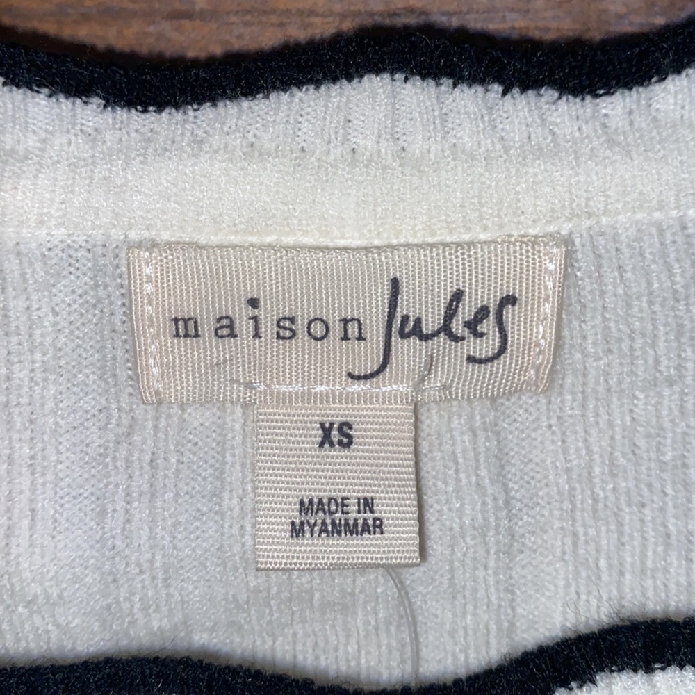Maison Jules Ribbed Sweater - Picture 3 of 5